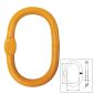 ITM G80 Recessed Enlarged Master Link-Oblong-32-36mm Chain