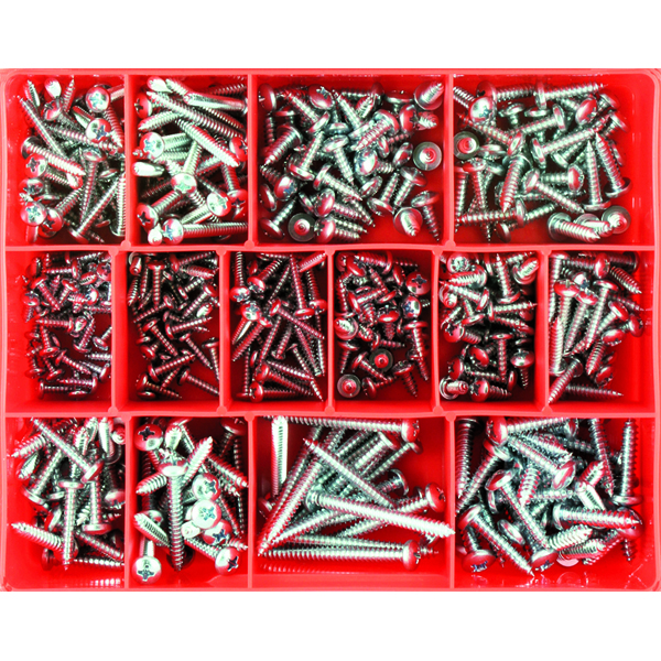 Champion 415pc Self Tapping Screw Assortment-Pan HD Phillips