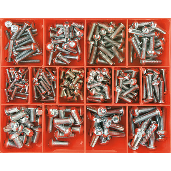 Champion 375pc Torx Security Button Head Screw Assortment Champion 375pc Torx Security Button Head Screw Assortment