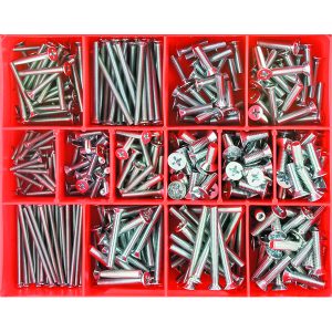 Champion 345pc Metric Machine Screw Assortment CSK HD PH