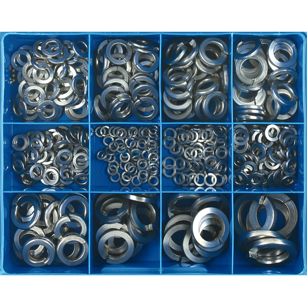 Champion 345pc mm/imp Spring Washer Assortment 304/A2 Champion 345pc mm/imp Spring Washer Assortment 304/A2