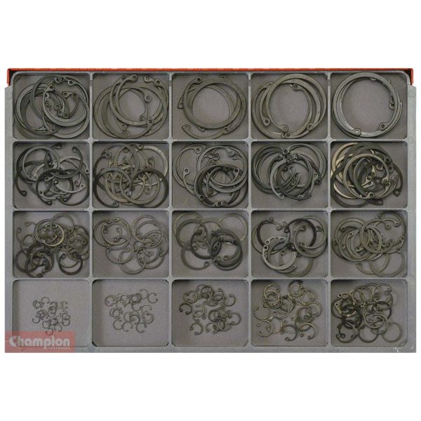 Champion Master Kit 240pc External Circlip Asst- Imperial