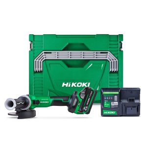 HIKOKI 36V BRUSHLESS 125MM ANGLE GRINDER KIT (1 X BSL3640MVT