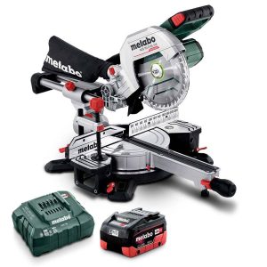 METABO KGS 18 LTX BL 216 CORDLESS MITRE SAW KIT