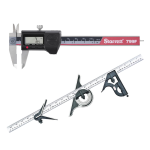 STARRETT COMBINATION SQUARE SET WITH VERNIER