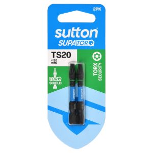 SUTTON SCREWDRIVER BIT S214 SUPATORQ TORX-S TS20 50MM 2PK