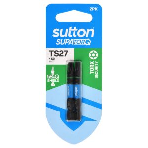 SUTTON SCREWDRIVER BIT S214 SUPATORQ TORX-S TS27 50MM 2PK