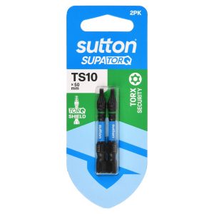 SUTTON SCREWDRIVER BIT S214 SUPATORQ TORX-S TS10 50MM 2PK