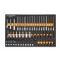 GEARWRENCH 74PC 1/4 3/8 AND 1/2 INCH DRIVE MET BIT SOCKET SET IN EVA TRAY