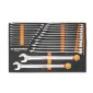 GEARWRENCH 24PC 12PT LONG PAT COMB MET WRENCH SET IN EVA TRAY