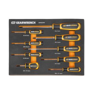 GEARWRENCH 9 PC PHILLIPS DUAL MAT SCREWDRIVER SET IN EVA TRAY
