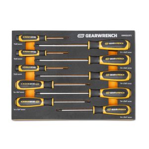 GEARWRENCH 10PC TORX DUAL MATERIAL SCREWDRIVER SET IN EVA TRAY