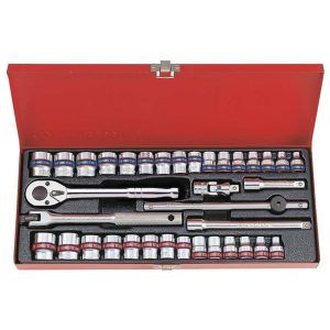 KING TONY 36PC 3/8"DR 12PT COMBINATION SOCKET SET