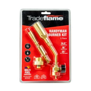 TRADEFLAME HANDYMAN BRASS BURNER KIT 5PC