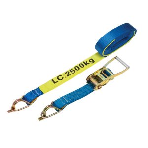 RATCHET TIE DOWN 50mmx9M 2.5T CAPTIVE J-HOOK