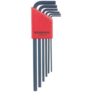 BONDHUS SET 6 HEX L-WR LONG 1.5-5MM