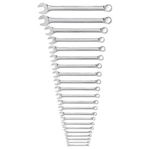 GEARWRENCH 22 Piece 12 Point Long Pattern Combination Metric Wrench Set