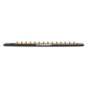 GEARWRENCH 1/4" Drive Magnetic Socket Rail Includes 14 Clips