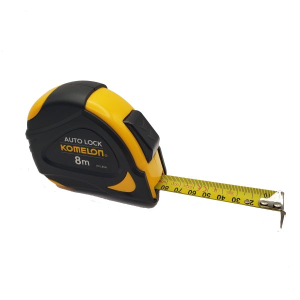 KOMELON 8Mx25MM AUTO LOCK POCKET TAPE (KPL85A) KOMELON 8Mx25MM AUTO LOCK POCKET TAPE (KPL85A)
