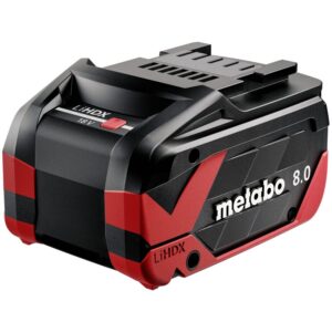 METABO 18V LIHDX BATTERY PACK 8.0AH TABLESS