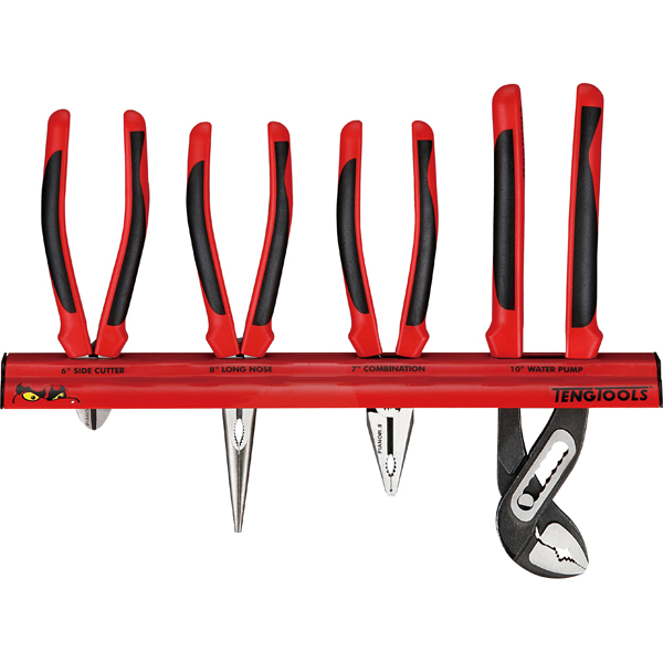 Teng Plier Set 4pc Wall Rack Teng Plier Set 4pc Wall Rack