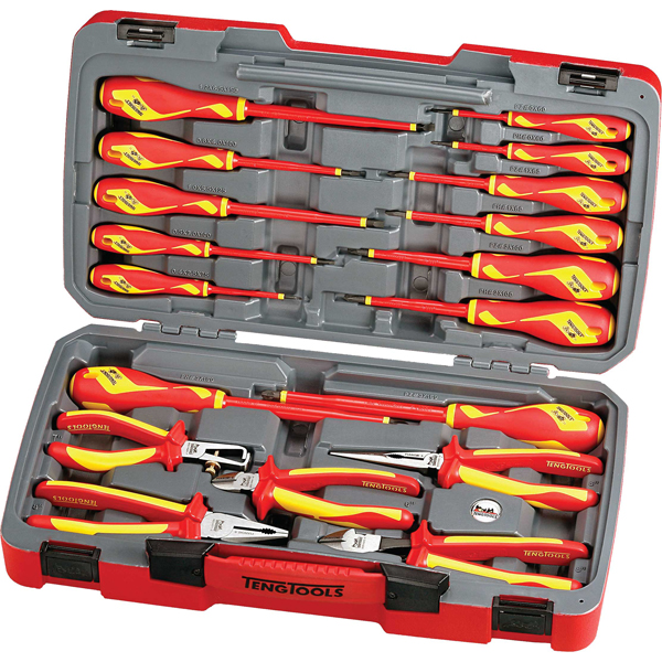 Teng 18pc 1000V VDE Plier & Screwdriver Set Teng 18pc 1000V VDE Plier & Screwdriver Set