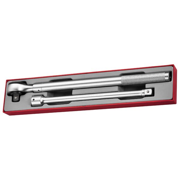 Teng 2pc 3/4in Dr. Extendable Ratchet Set - TTX-Tray Teng 2pc 3/4in Dr. Extendable Ratchet Set - TTX-Tray