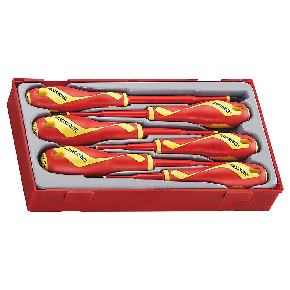 Teng 6pc MD 1000V VDE S/Driver Set (RBD) - TC-Tray
