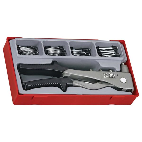Teng 81pc H/Duty Rivet Gun Set w/Rivets - TC-Tray Teng 81pc H/Duty Rivet Gun Set w/Rivets - TC-Tray