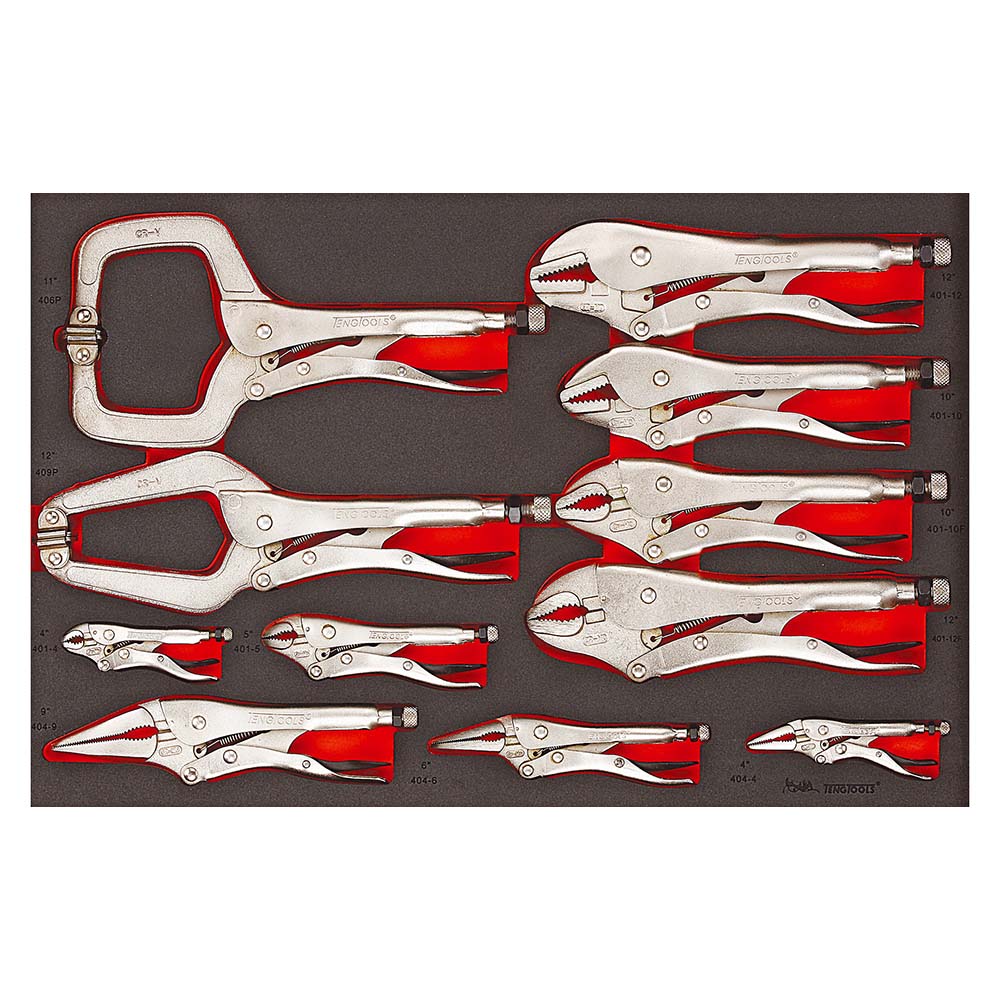 Teng 11pc Power Grip Plier Set (EVA)