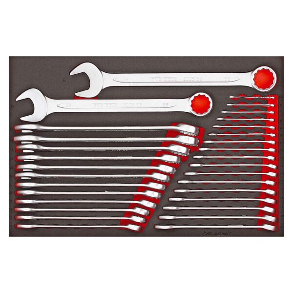 Teng 31pc Metric Combination Spanner Set (EVA) Teng 31pc Metric Combination Spanner Set (EVA)
