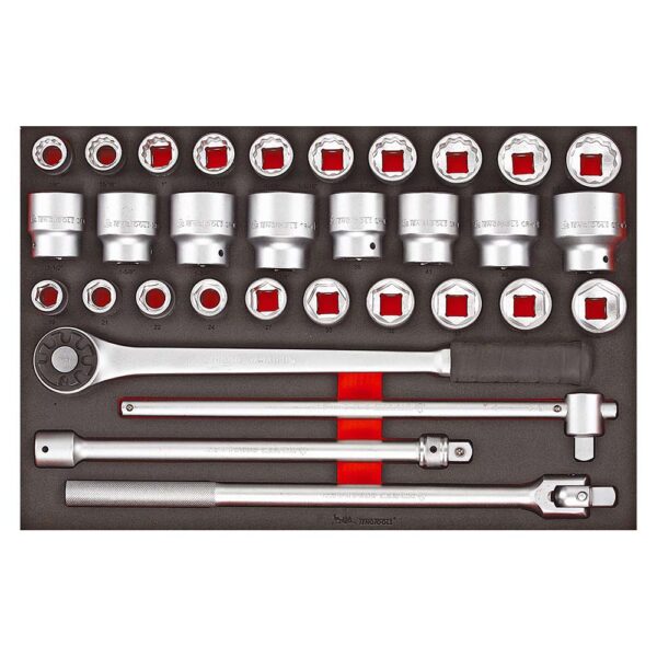 Teng 32pc 3/4in Dr. MM/AF Socket & Acc. Set (EVA) Teng 32pc 3/4in Dr. MM/AF Socket & Acc. Set (EVA)