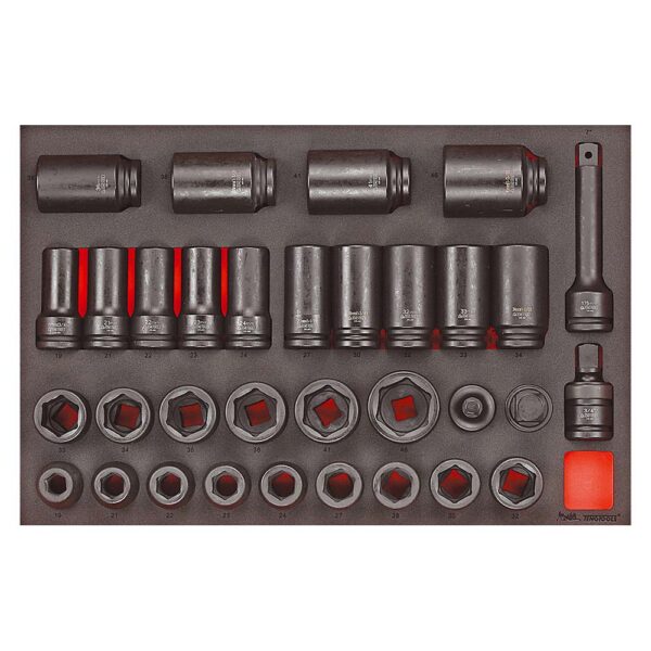 Teng 33pc 3/4in Dr. Impact Socket & Acc. Set (EVA) Teng 33pc 3/4in Dr. Impact Socket & Acc. Set (EVA)