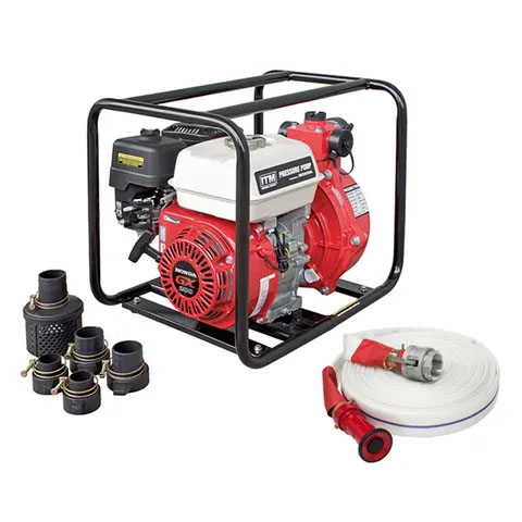 ITM Water Pressure Pump Kit GX200 Honda w/Fire Fighting Hose ITM Water Pressure Pump Kit GX200 Honda w/Fire Fighting Hose