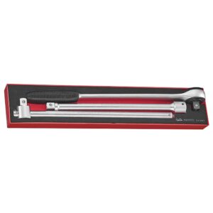 Teng 3pc 3/4in Dr. Ratchet & Accessory Set -TEX-Tray