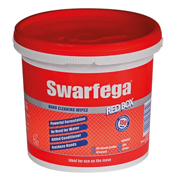 Swarfega Red Box Wipes 150 Per Bucket Swarfega Red Box Wipes 150 Per Bucket
