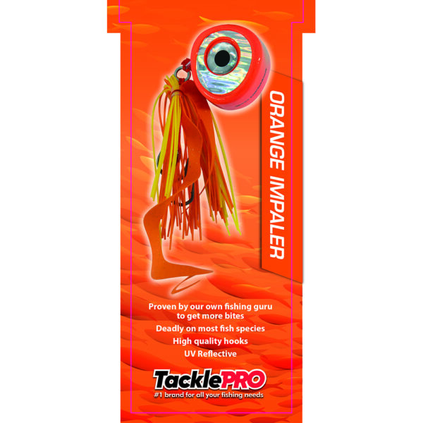 TacklePro Kabura Lure 200gm - Orange Impaler