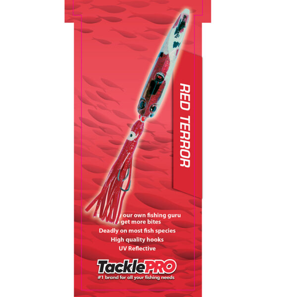 TacklePro Inchiku Lure 130gm - Red Terror TacklePro Inchiku Lure 130gm - Red Terror