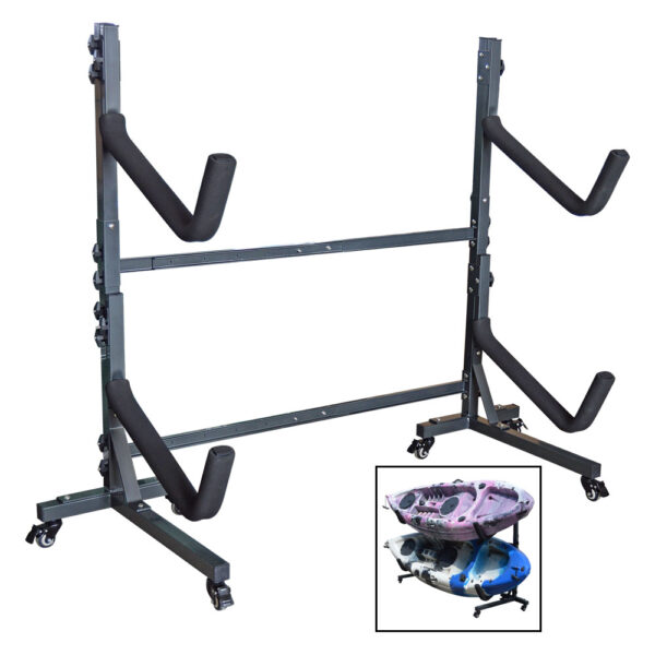 ProMarine Mobile 2-Tier Free Standing Kayak/SUP Storage Rack ProMarine Mobile 2-Tier Free Standing Kayak/SUP Storage Rack
