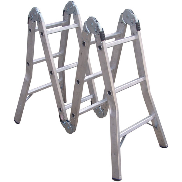 ProEquip 3.7M Multifold Aluminium Ladder 120kg Cap. ProEquip 3.7M Multifold Aluminium Ladder 120kg Cap.