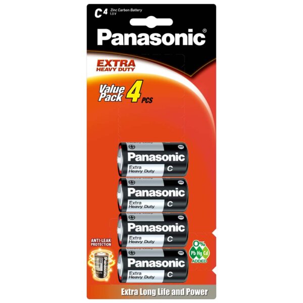 Panasonic C Battery Extra Heavy Duty (4pk) Panasonic C Battery Extra Heavy Duty (4pk)