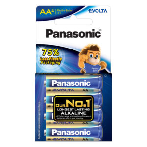 Panasonic AA Battery Evolta Alkaline (4pk) Paper Pack