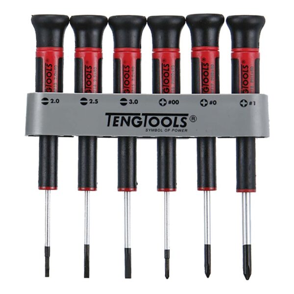 Teng 6pc MD Mini Screwdriver Set w/ Holder Teng 6pc MD Mini Screwdriver Set w/ Holder