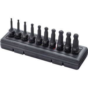 M7 10pc 1/2in Impact Socket Set Ball End In Hex