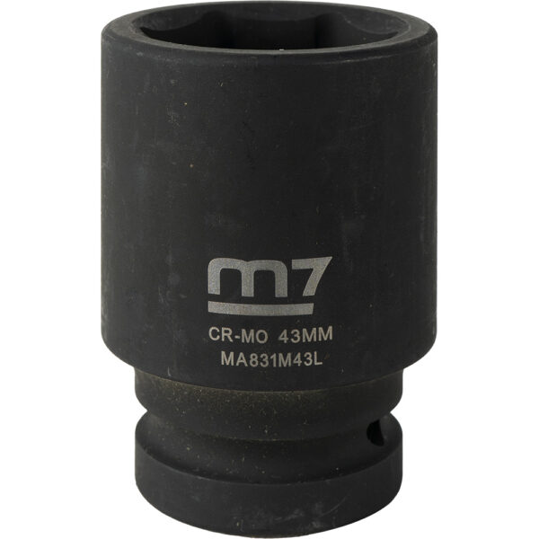 M7 Deep Impact Socket 1in Dr. 43mm M7 Deep Impact Socket 1in Dr. 43mm
