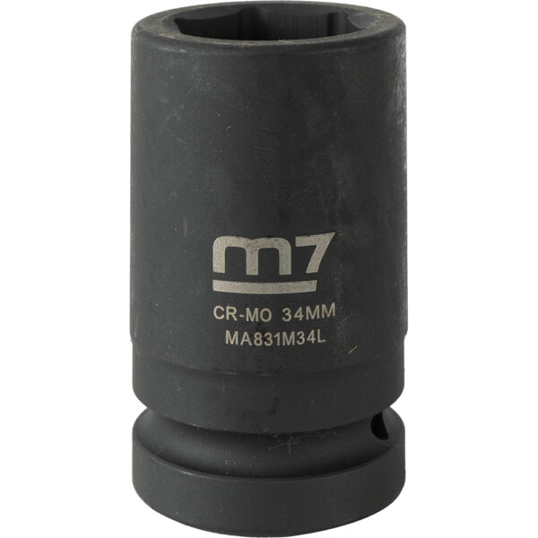 M7 Deep Impact Socket 1in Dr. 34mm M7 Deep Impact Socket 1in Dr. 34mm