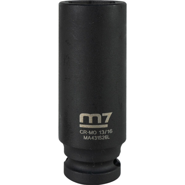 M7 Deep Impact Socket 1/2in Dr. 13/16in M7 Deep Impact Socket 1/2in Dr. 13/16in