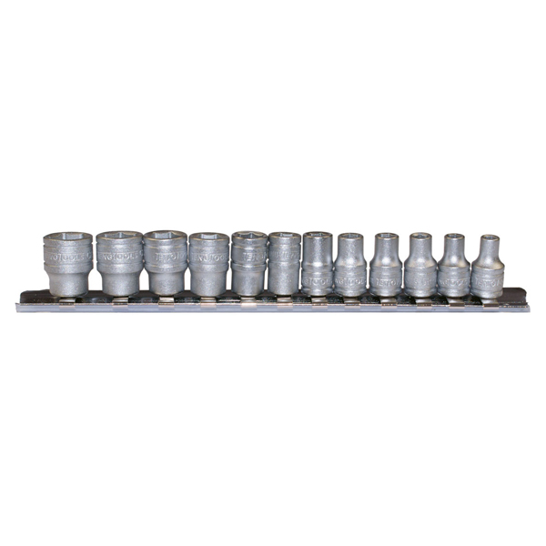 Teng 12pc 1/4in Dr. Reg. mm Socket Set 4-13mm 6Pnt Teng 12pc 1/4in Dr. Reg. mm Socket Set 4-13mm 6Pnt