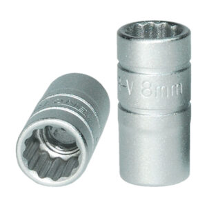 Teng 1/4in Dr. Socket 8mm 12pt