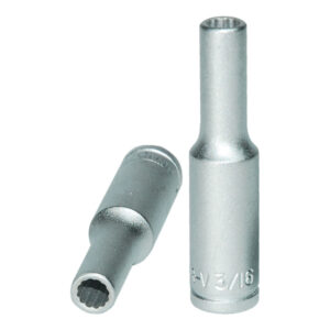 Teng 1/4in Dr. Deep Socket 3/16in 12pt